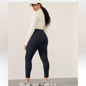 Athleta Petites Headlands High Rise Cargo Tight, Leggings 8p New